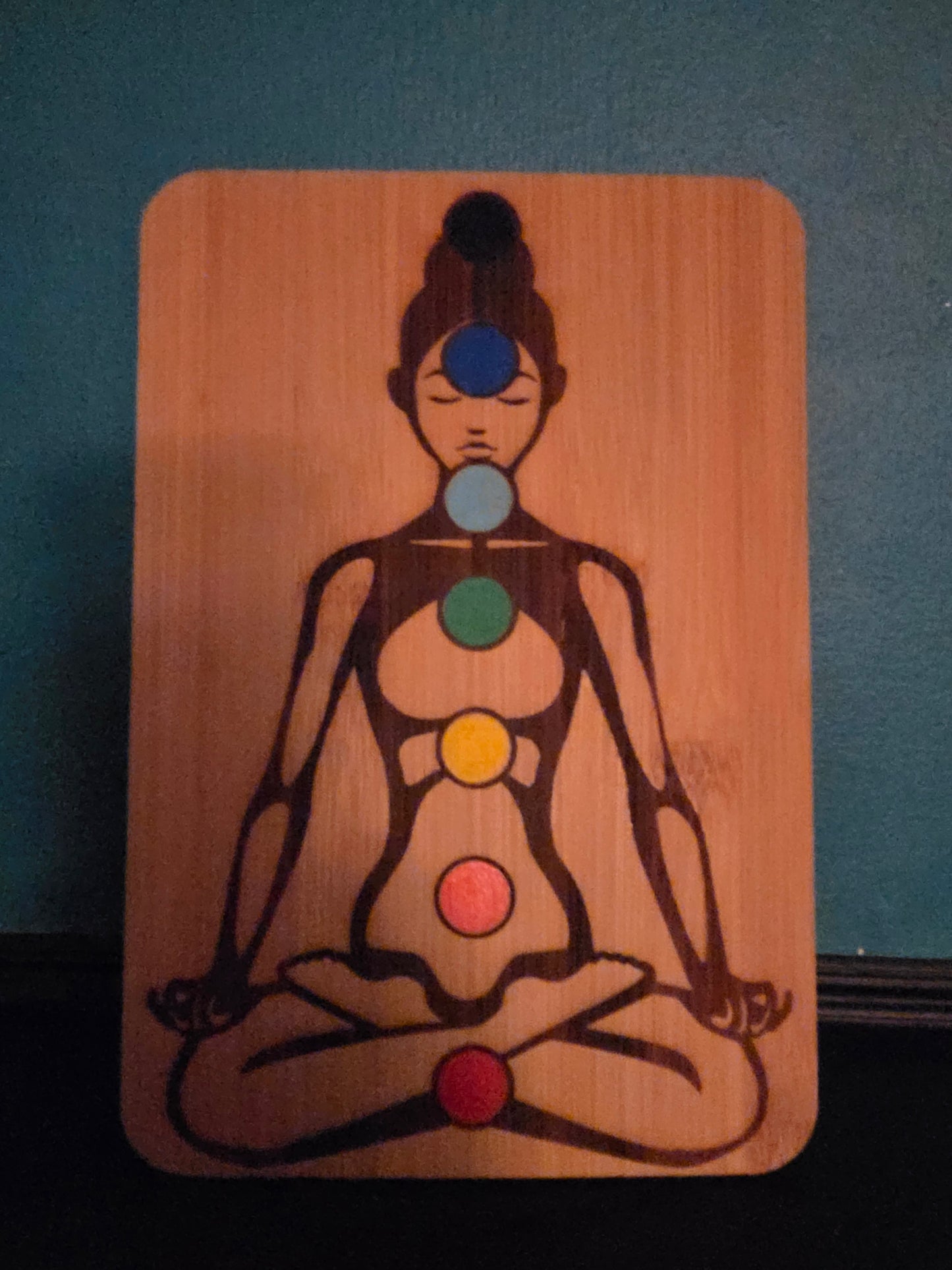 Yoga Chakra Bamboo Board