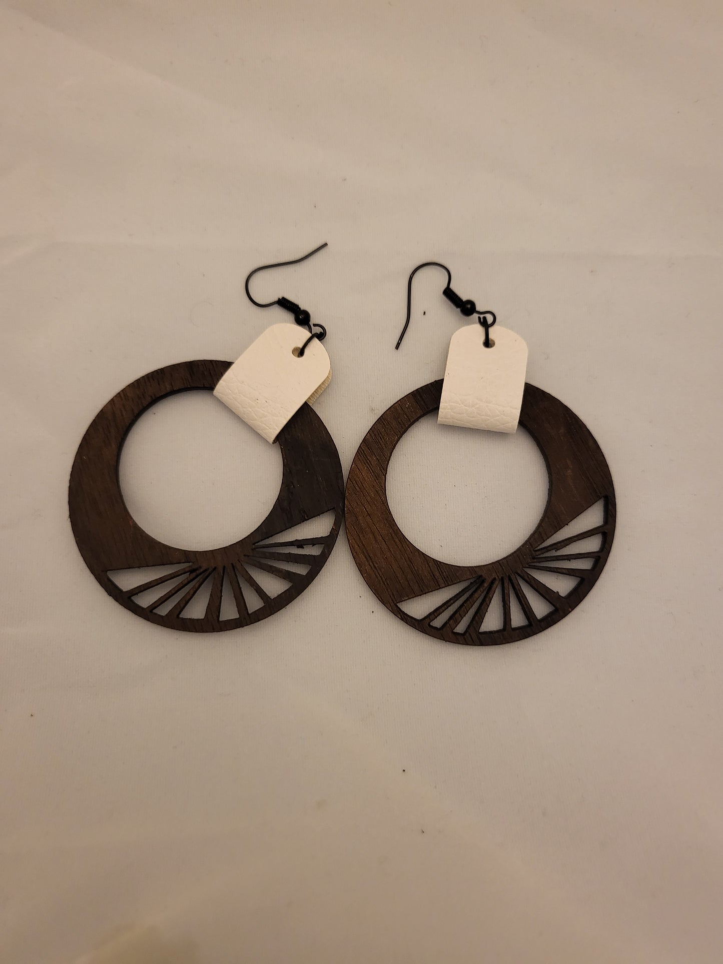 Round Wood Earrings