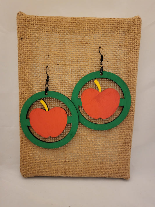 Educator Apple Earrings