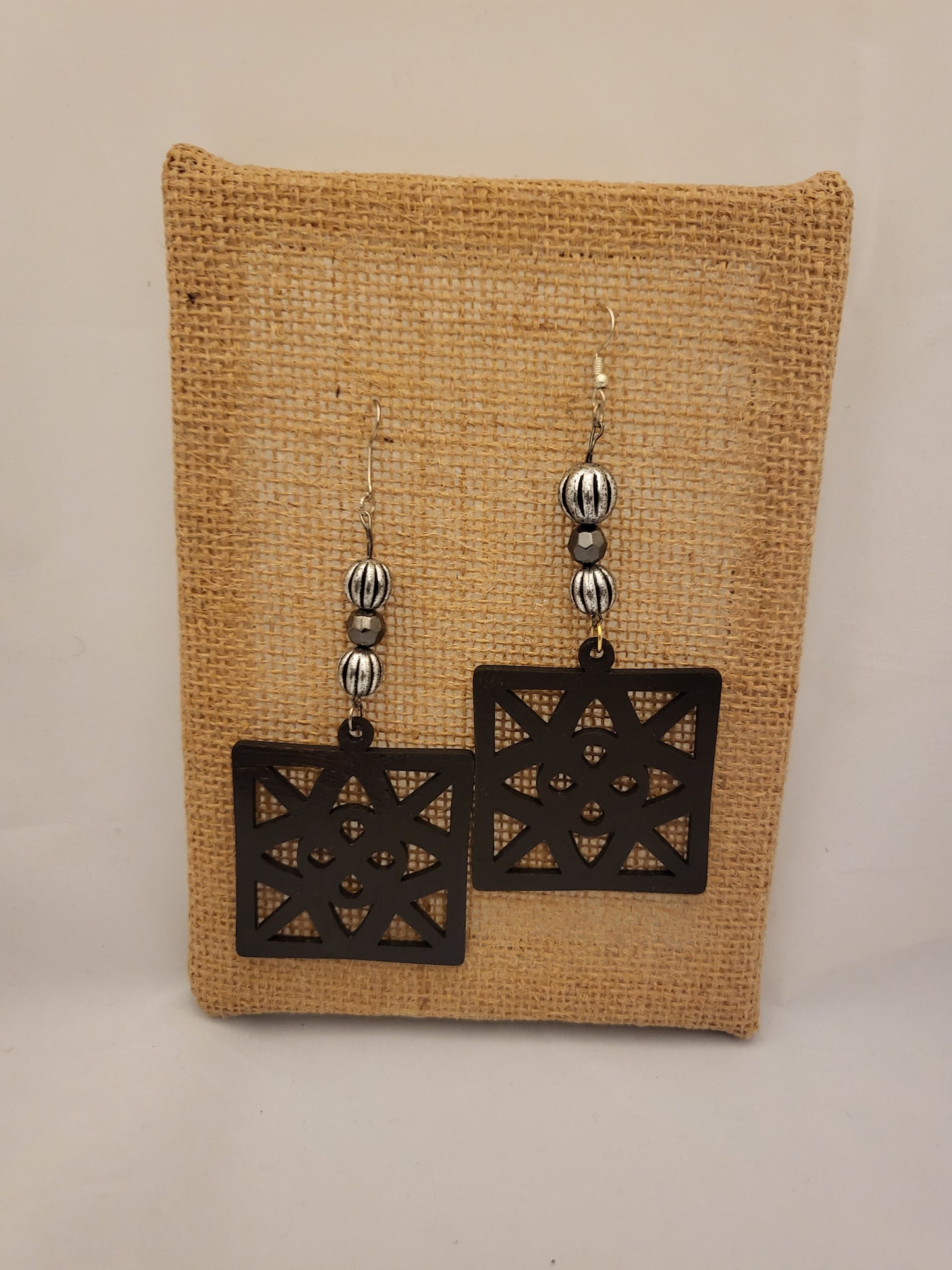 Geometric Square Earrrings