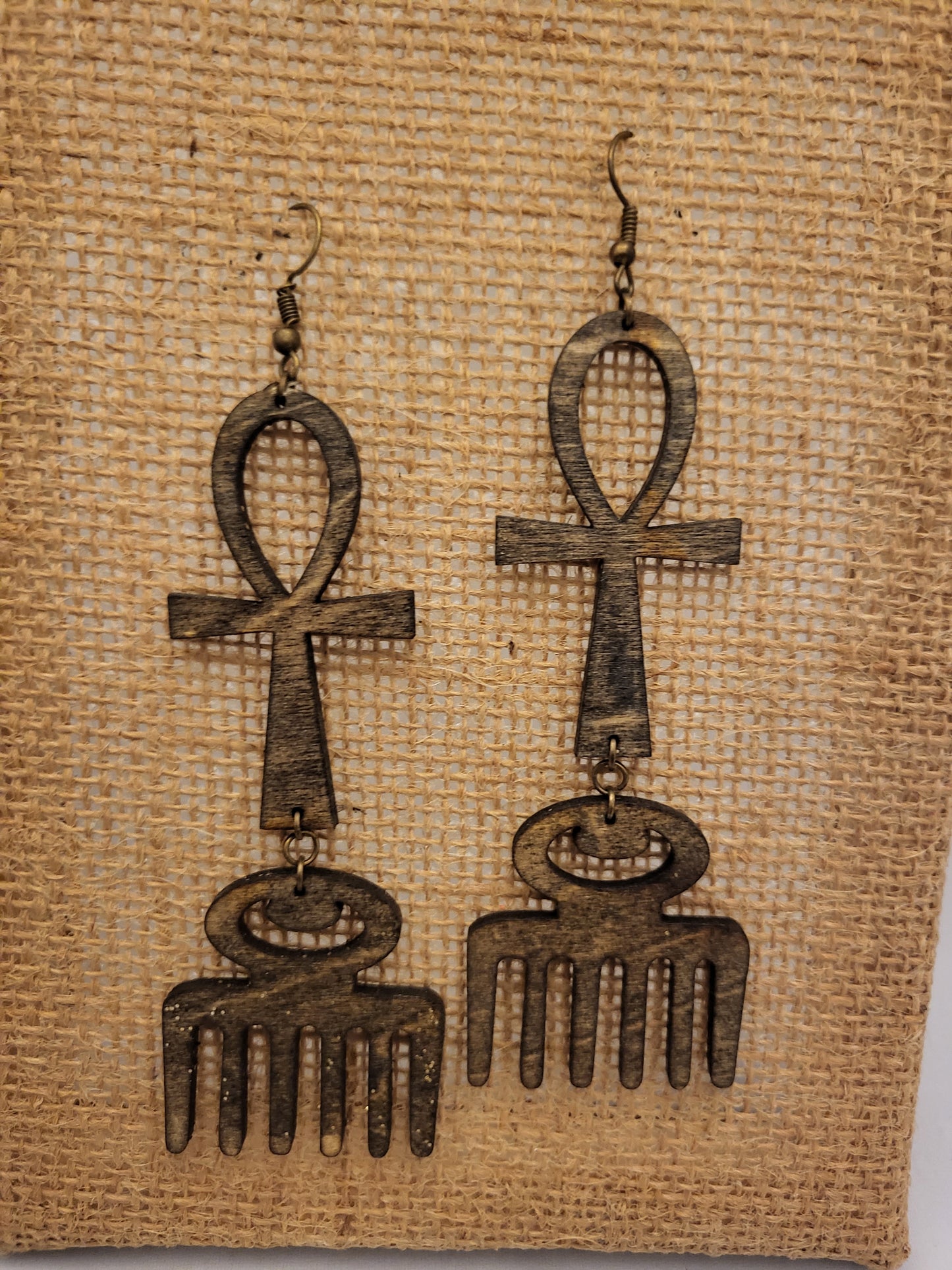 Ankh Duafe Earrings